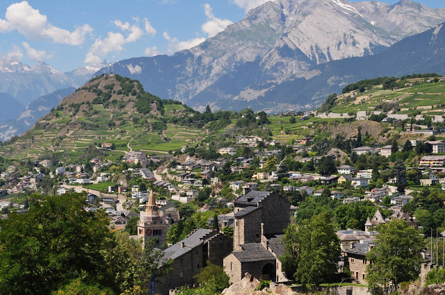 Región de Vallis, al sur de Suiza, un territorio montañoso donde habita el lobo.